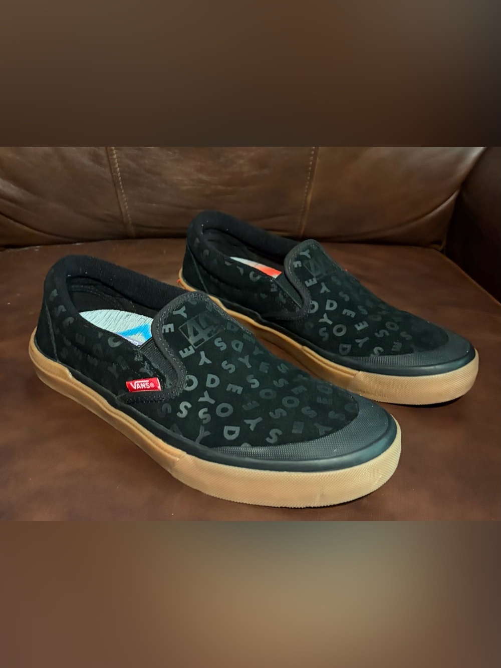 Vans x Odyssey BMX Slip-On 40th Anniversary Black Shoes Size Men 6.5 / Women 8